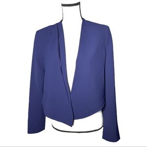 WHBM Navy Open Blazer 4